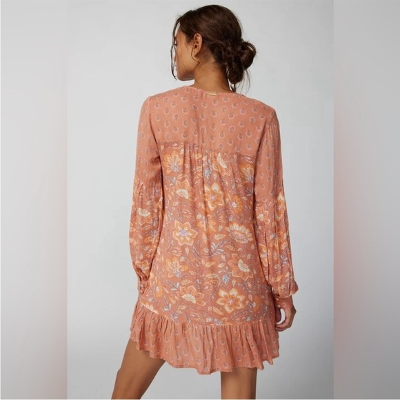 Billabong free as can be boho hippie mini dress - Picture 4 of 12